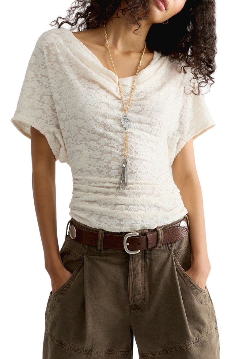 Aura Floral Print Top, Main, color, SUGAR SWIZZLE