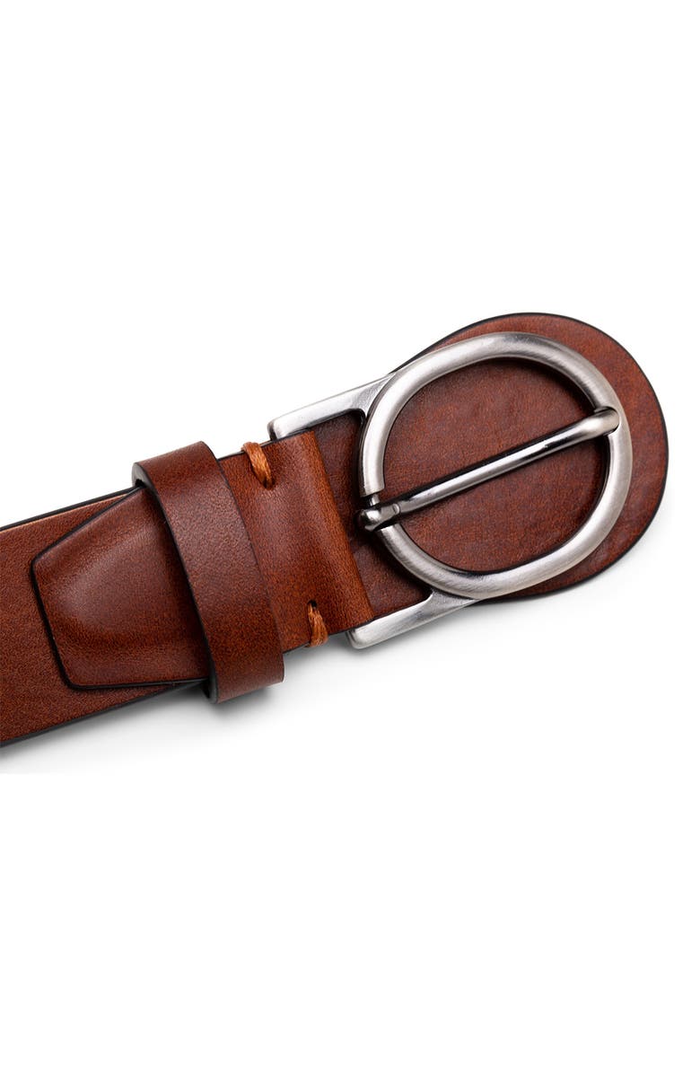 Bosca Sarno Leather Belt, Alternate, color, 
