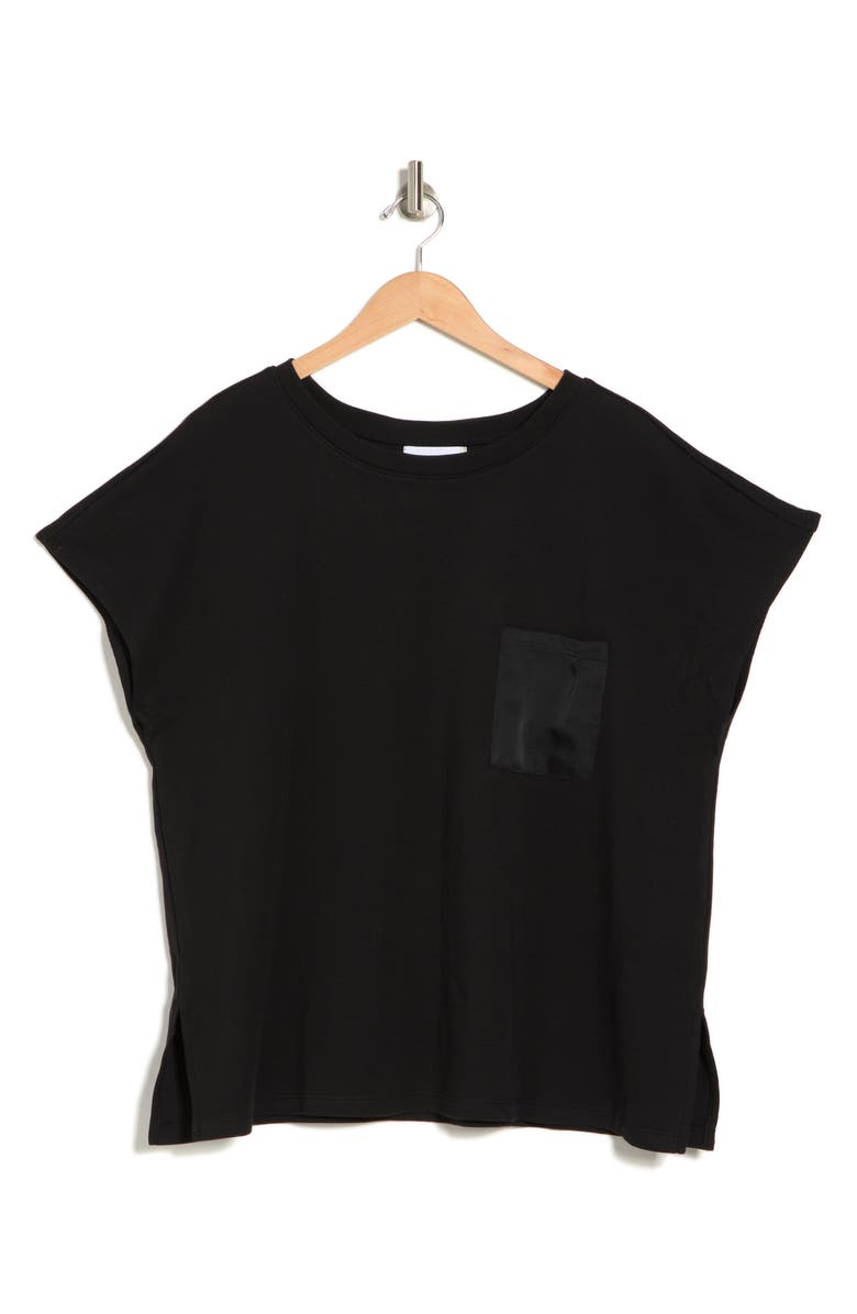 NORDSTROM RACK Satin Pocket T-Shirt, Alternate, color, 