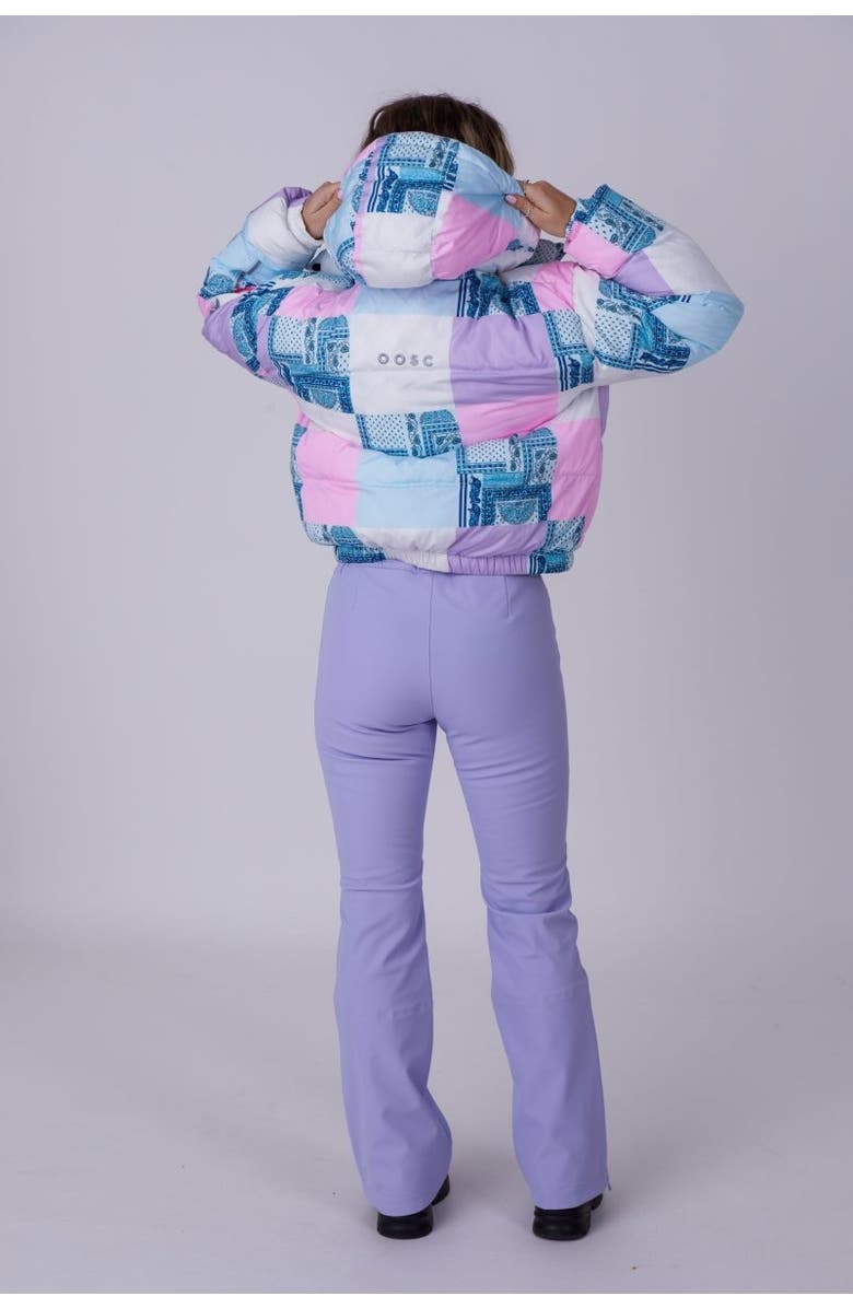 OOSC Chic Puffer Jacket -Patchwork, Alternate, color, 