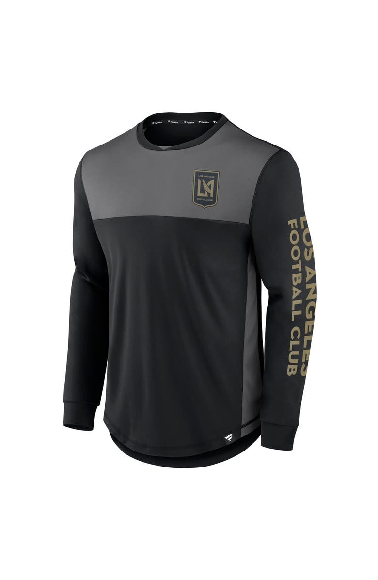 FANATICS Men's Fanatics Branded Black/Gray LAFC Striker Long Sleeve T-Shirt, Alternate, color, 
