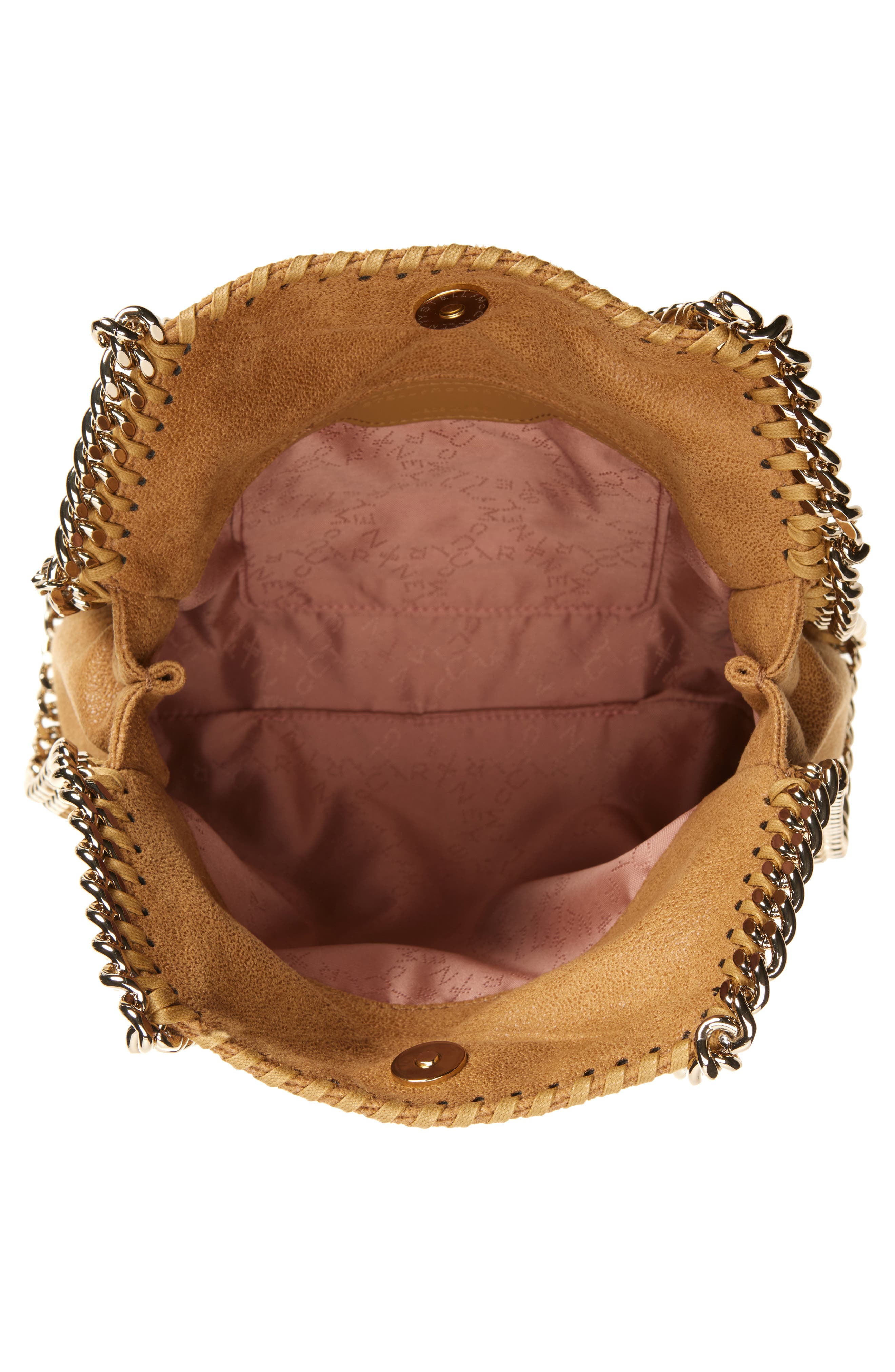 Stella McCartney Mini Falabella Shaggy Dear Faux Leather Tote, Alternate, color, 