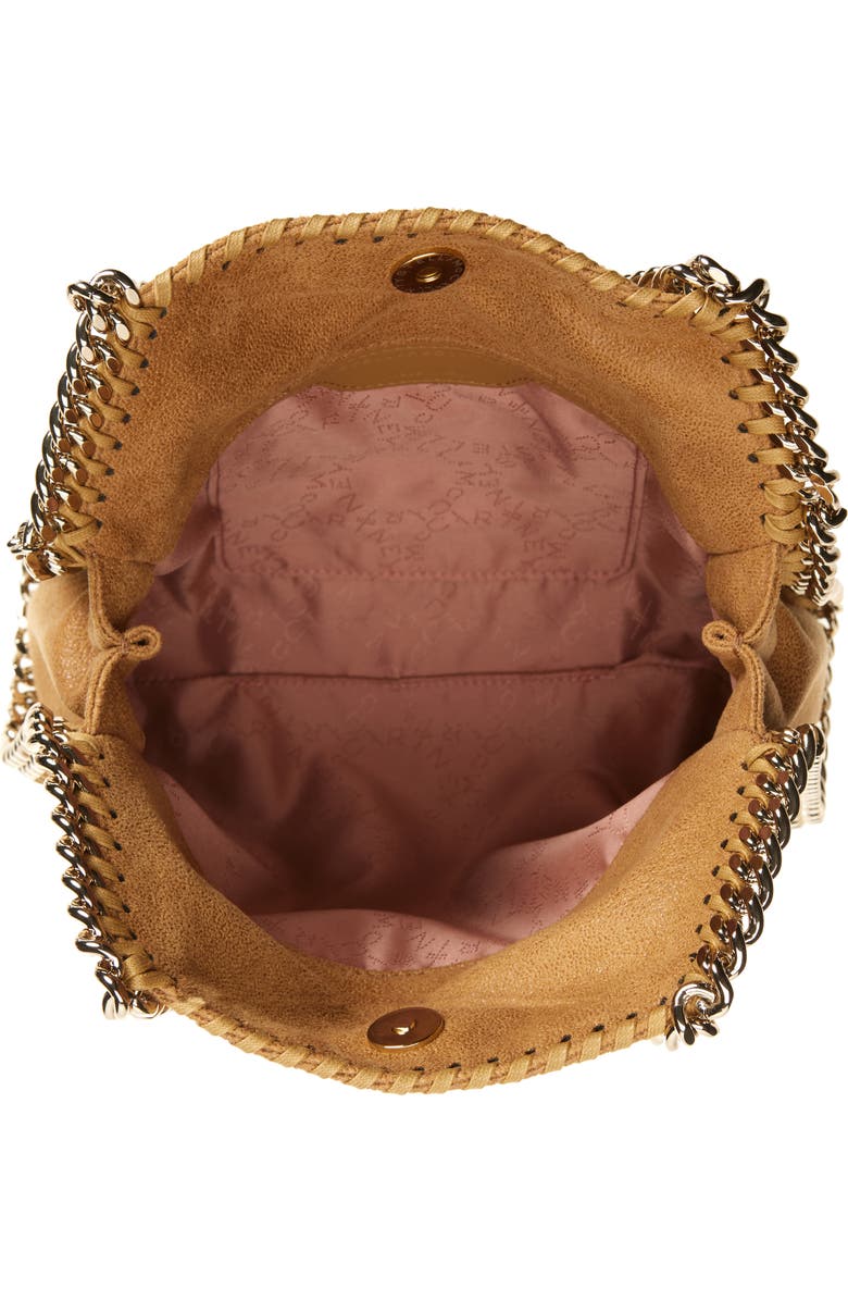 Stella McCartney Mini Falabella Shaggy Dear Faux Leather Tote, Alternate, color,