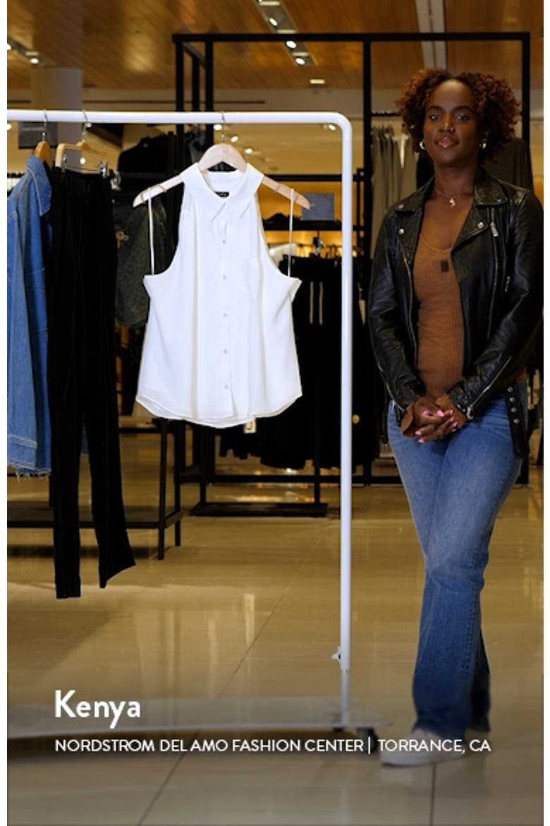 Halter Shirt Collar Top video