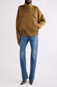 Saint Laurent Cotton Blouson Jacket
