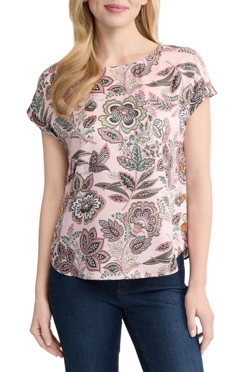 Floral Short Sleeve Top