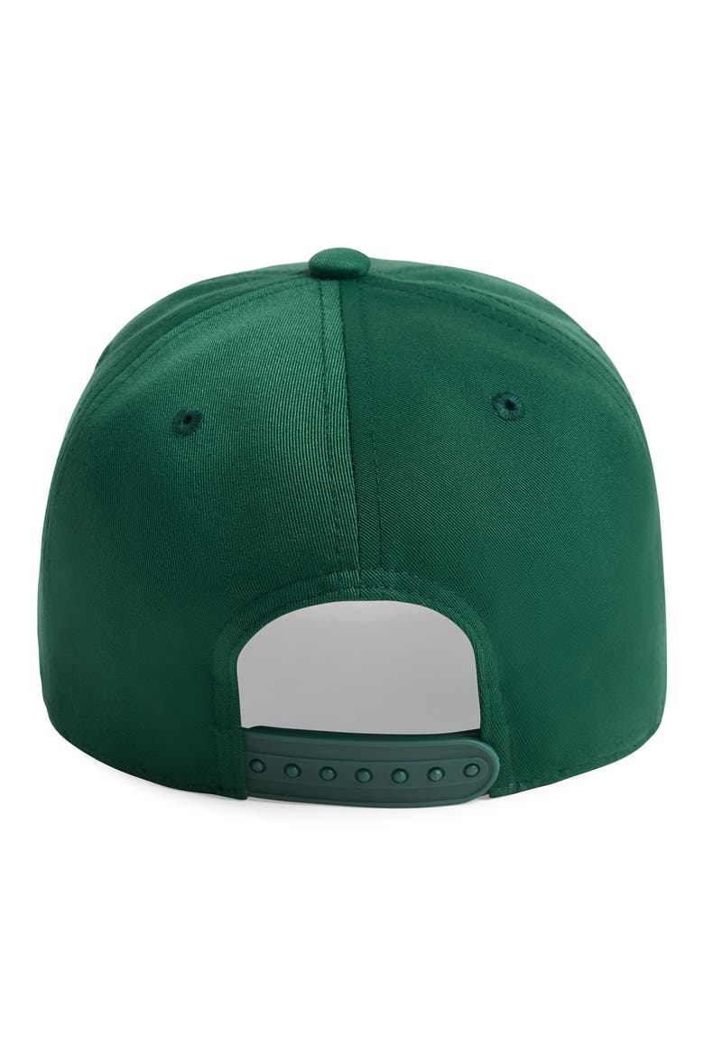 Embroidered Reverse Logo Snapback Baseball Hat, Alternate, color, BLACK FOREST