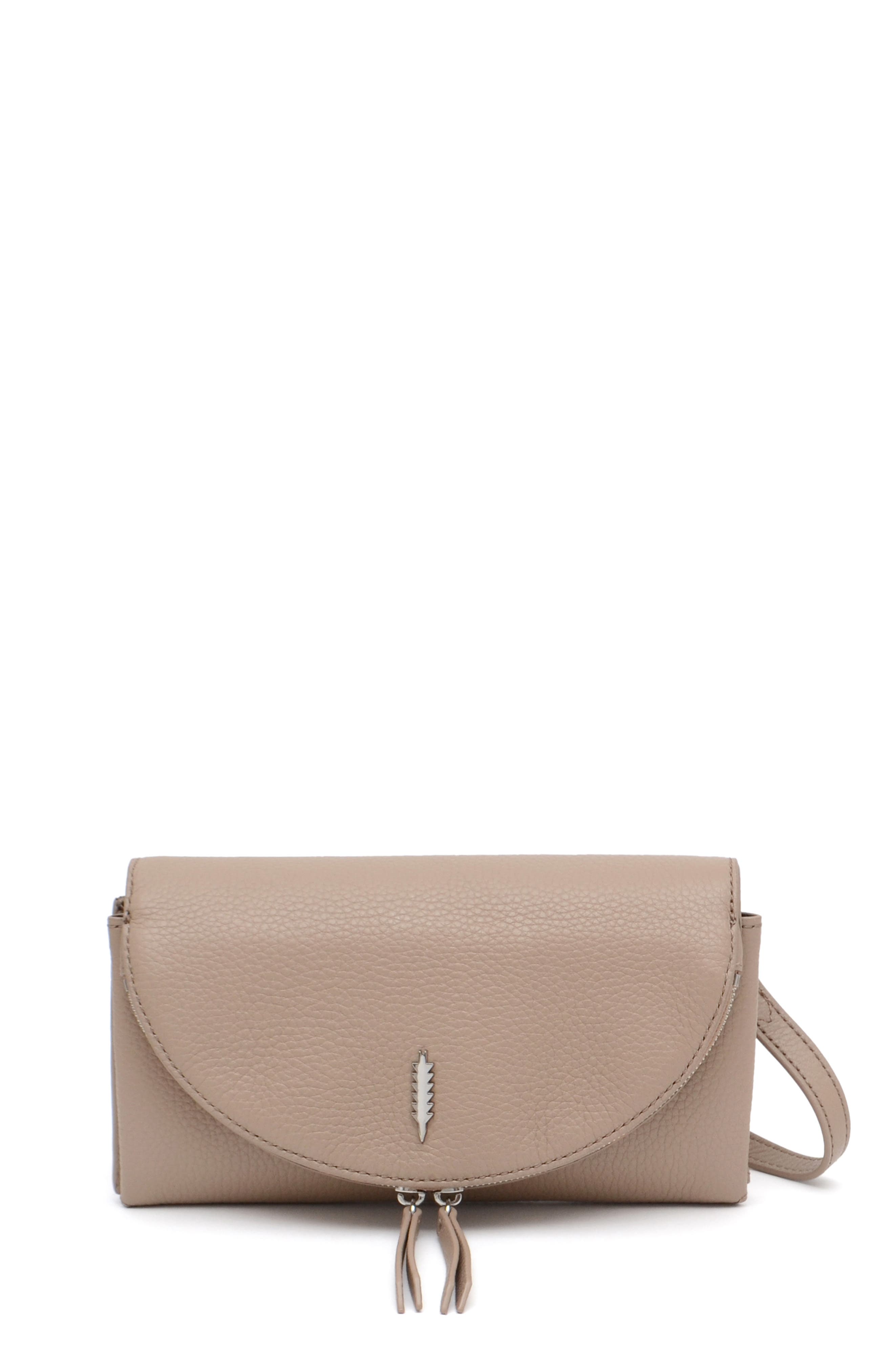 Thacker Nikki Leather Crossbody Bag, Main, color, 