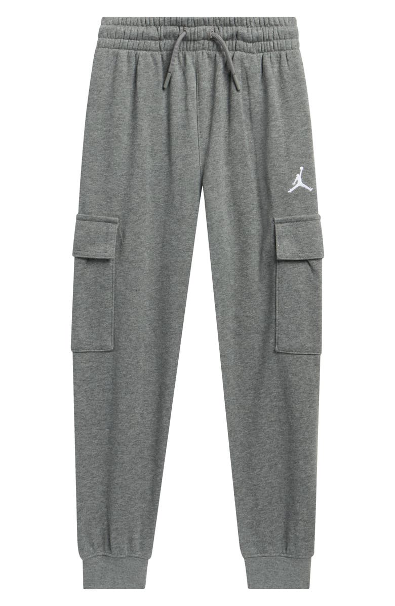 Jordan Kids' Brooklyn Cargo Pants, Main, color, Carbon Heather