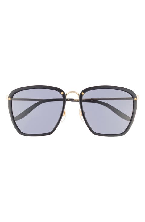 Novelty 56mm Square Sunglasses