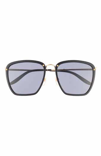 Gucci Novelty 56mm Square Sunglasses