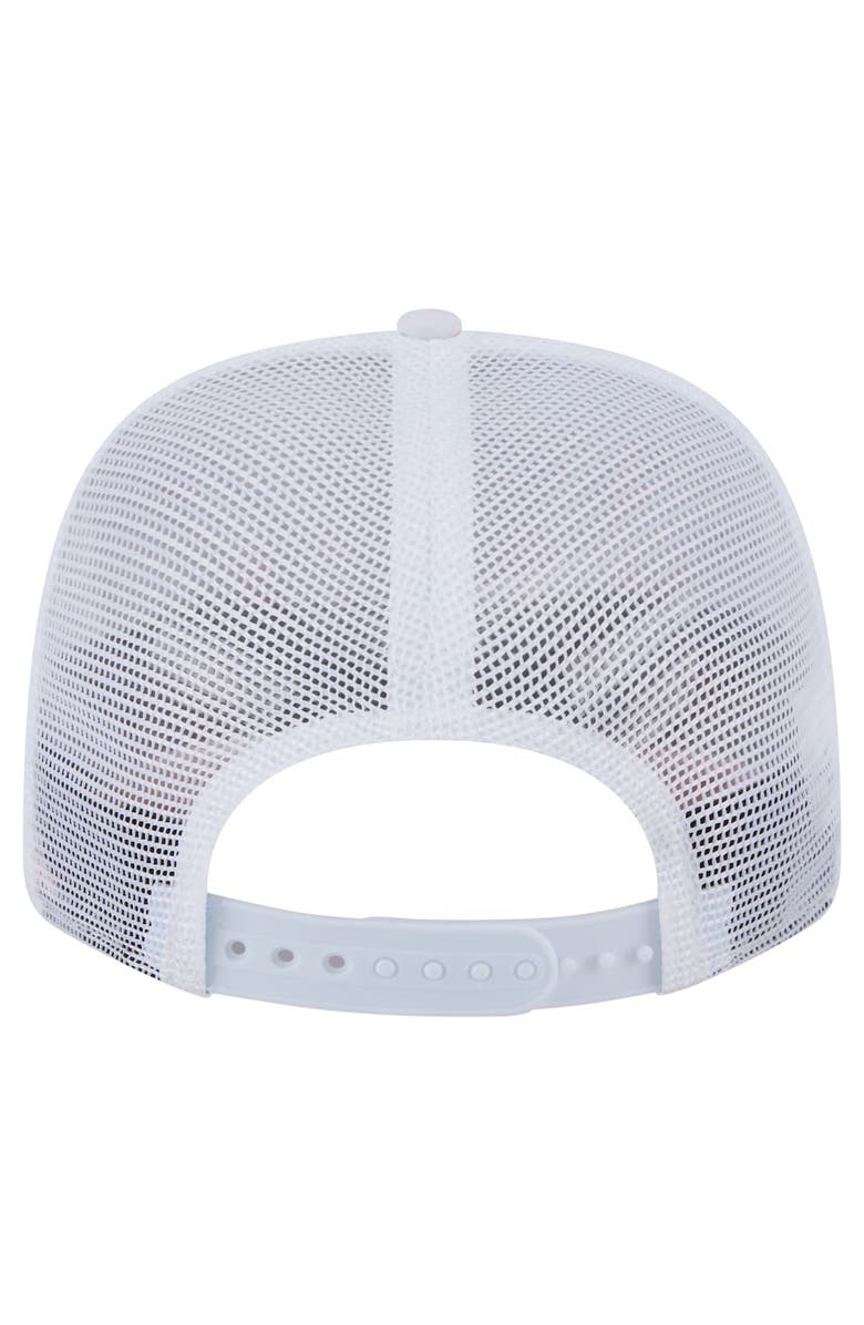 New Era Men's New Era  White Miami Marlins Flamingo Mesh Back 9SEVENTY Stretch-Snap Hat, Alternate, color, White