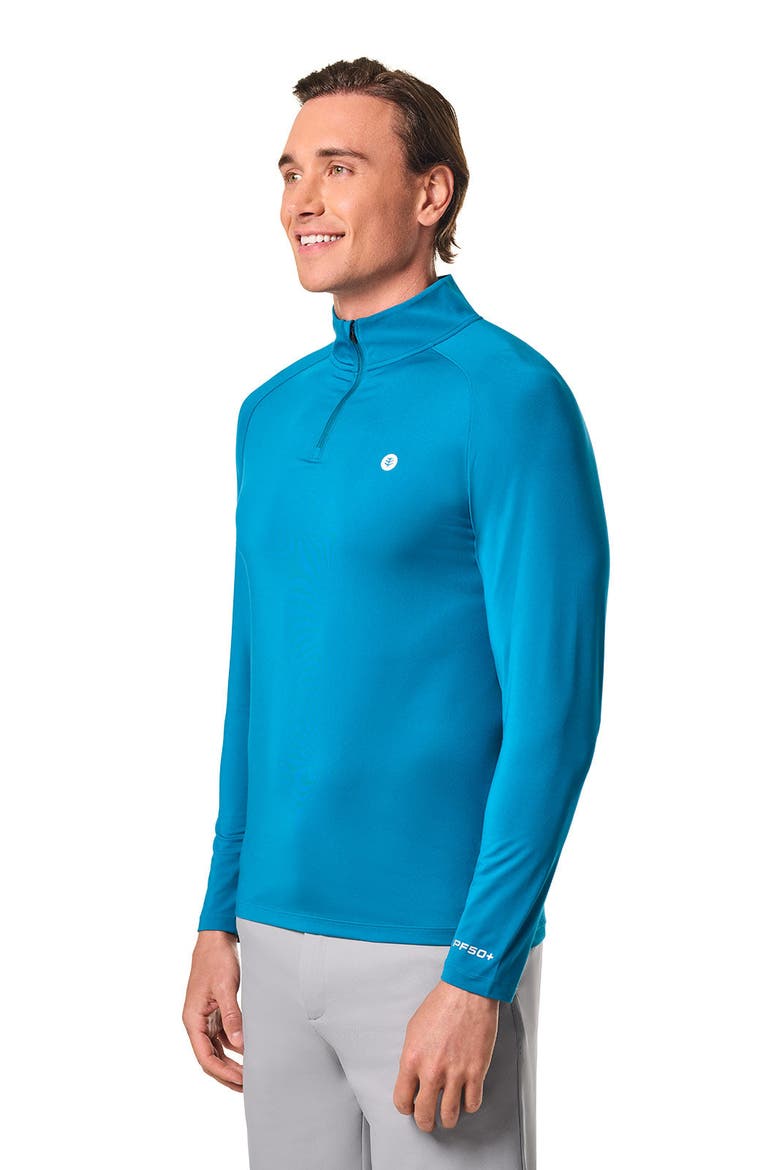 Men's Fairway Golf Pullover, UPF 50+ Sun Protection, Alternate, color, Bluejay