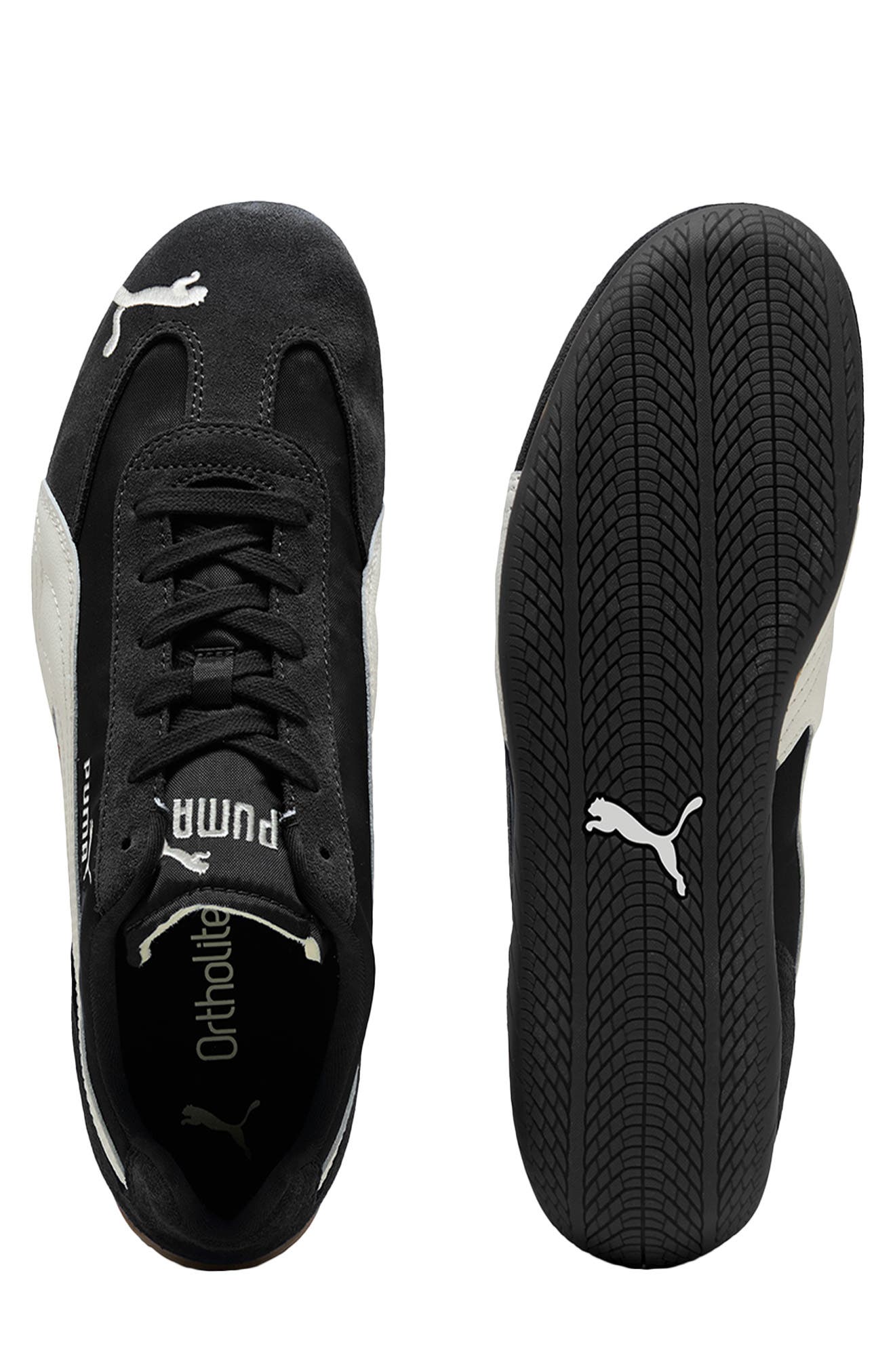 PUMA Speedcat Nylon Sneaker, Alternate, color, Puma Black/ Puma White