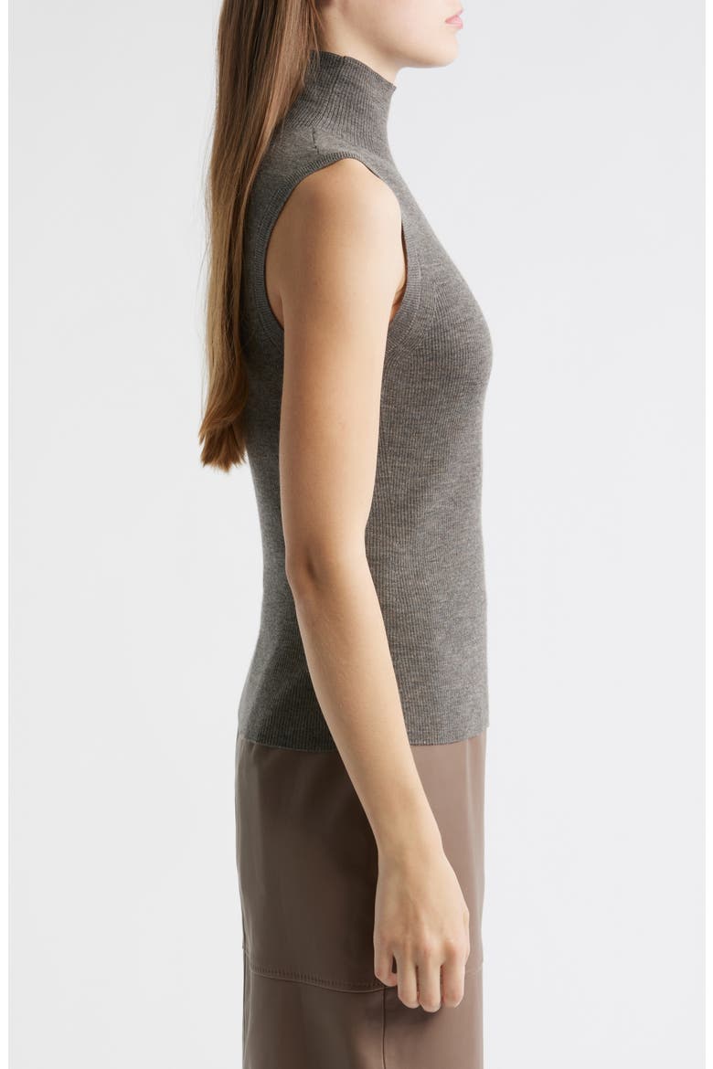 Fermesi Sleeveless Mock Neck Sweater, Alternate, color, GY