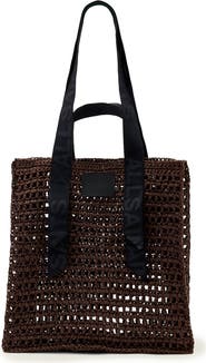 AllSaints Lullah Straw Tote Bag