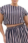 City Chic Sarina Cotton Crop Bubble Top