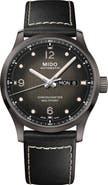 MIDO Multifort Automatic Leather Strap Watch, 42mm
