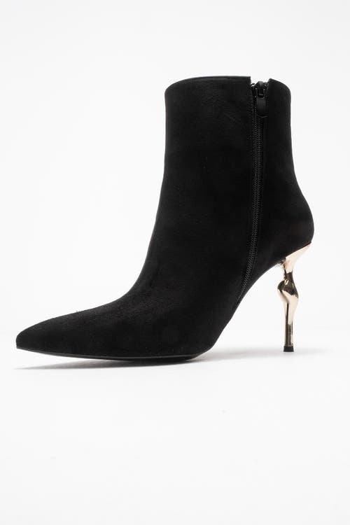 Prologue Shoes Crista Pointed Toe Bootie In Multi