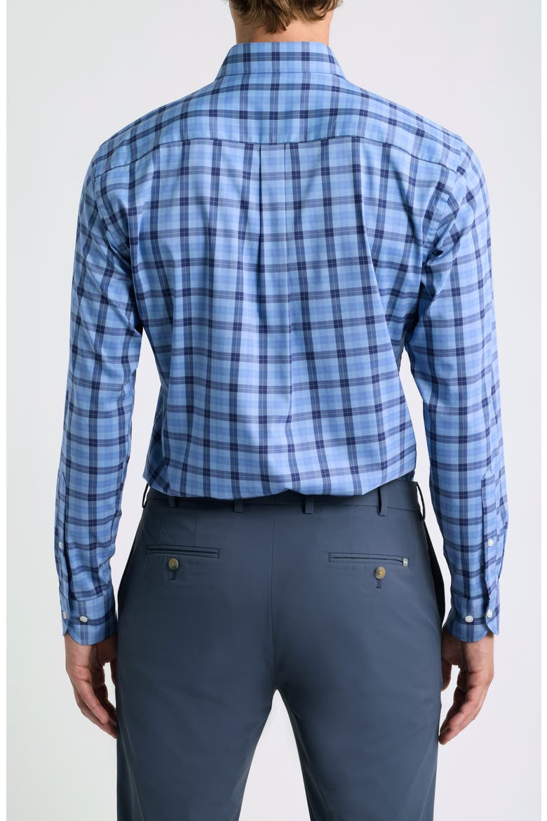 Henry Plaid Stretch Button Up Sport Shirt, Alternate, color, LAKESIDE