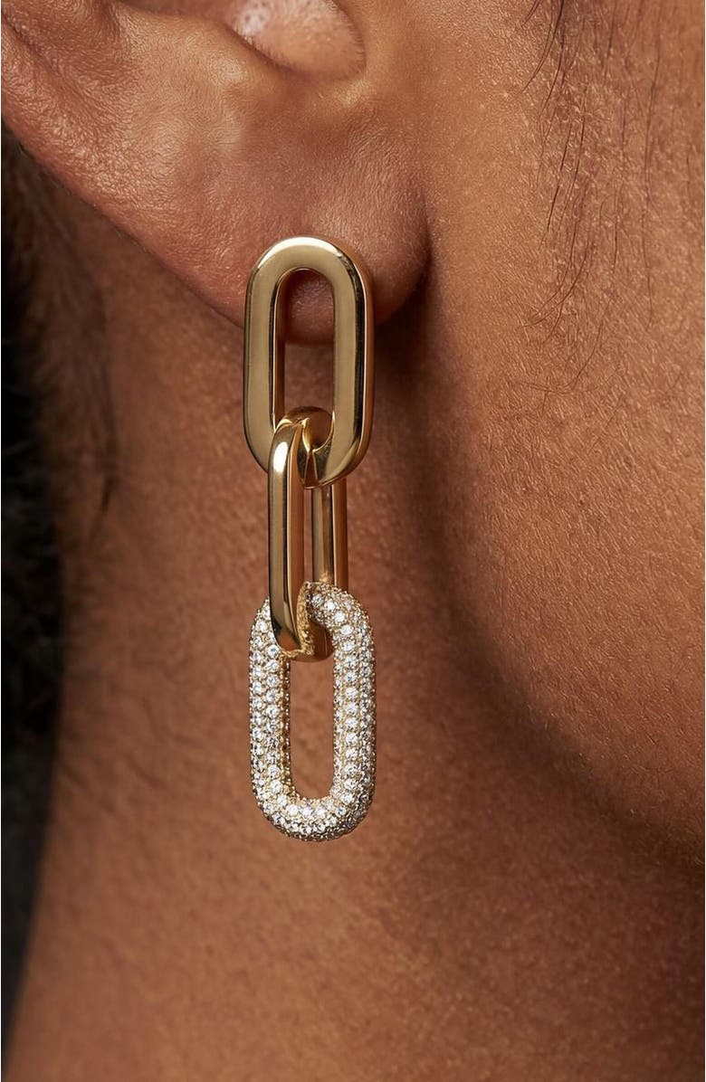 Ora Ana The Bridget Dangle Earrings, Alternate, color, Gold