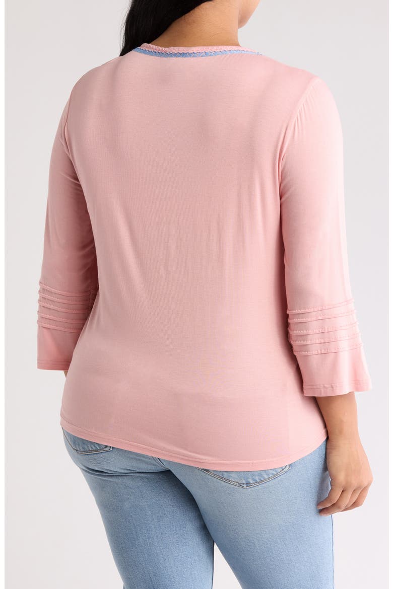 Embroidered Blouse, Alternate, color, PINK