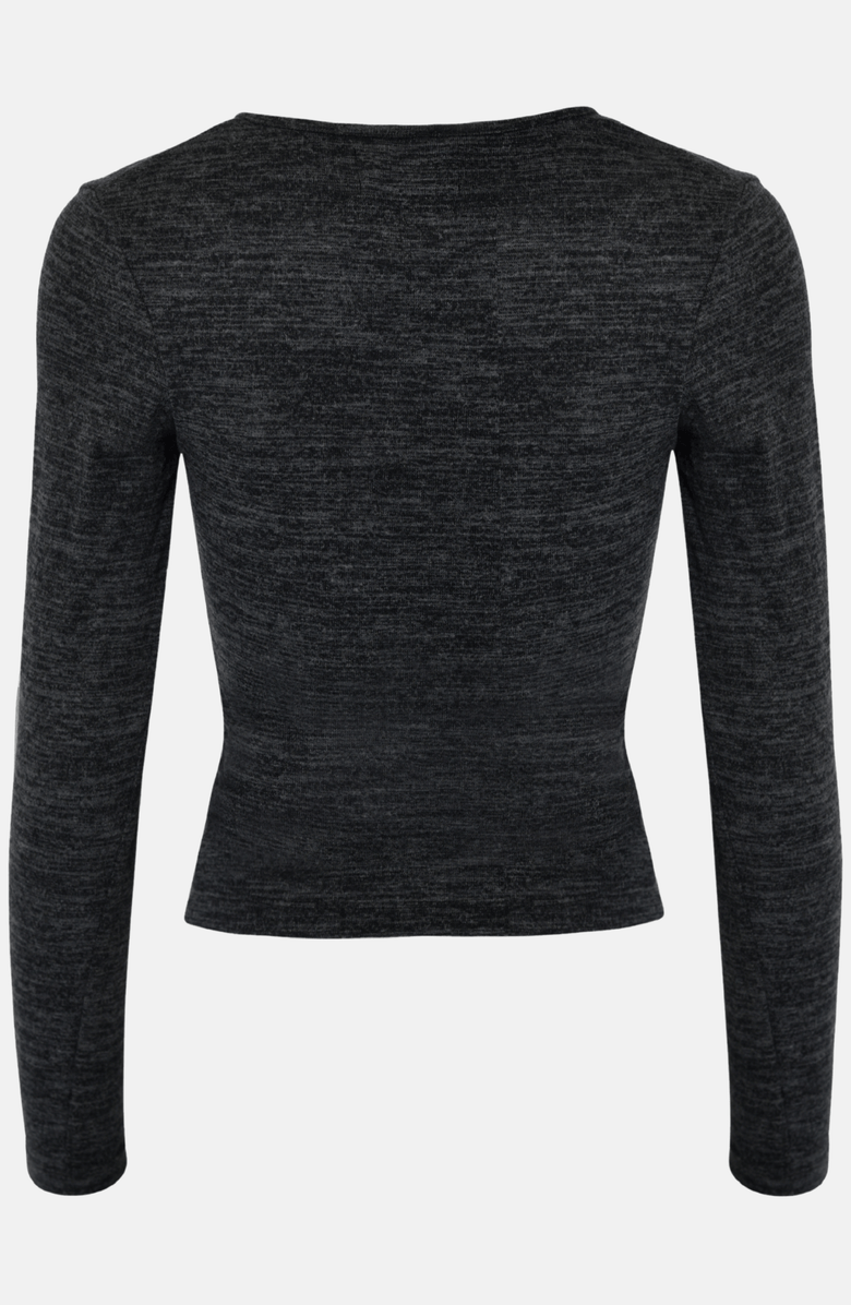 OW Collection NITA Knit Cardigan, Alternate, color, Dark Grey