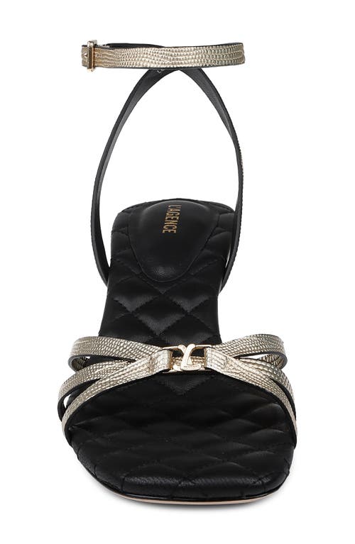 L AGENCE L'AGENCE GENETTE ANKLE STRAP KITTEN HEEL SANDAL 