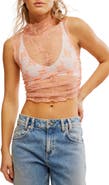 Free People Nice Try Sheer Lace Tank