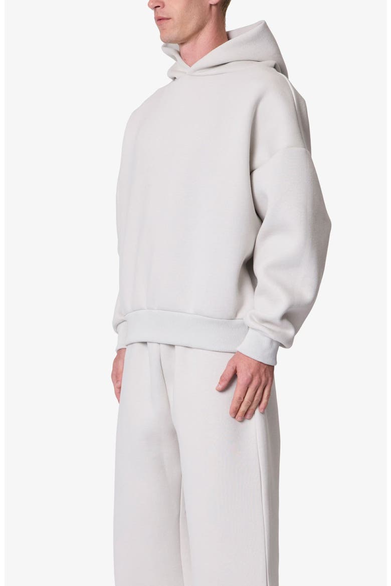 Stiff Scuba Knit Lounge Hoodie, Alternate, color, GREY