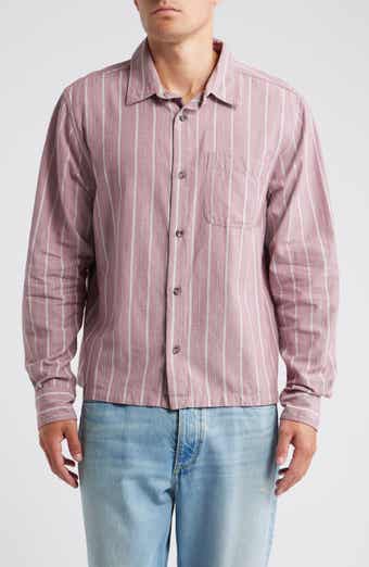 BDG Urban Outfitters Stripe Cotton Button-Up Shirt