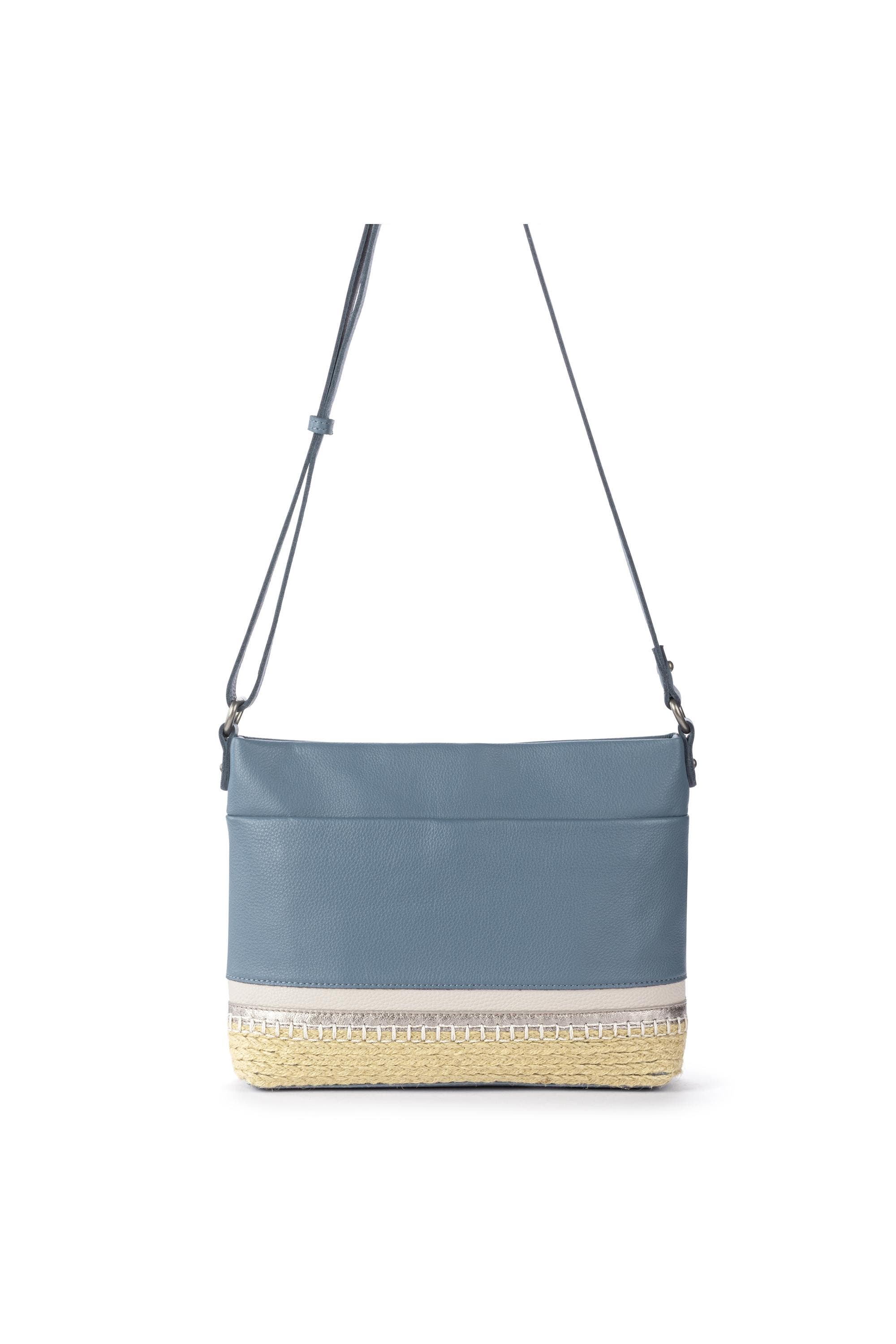 Melrose Crossbody Leather Bag, Alternate, color, Maritime Espadrille