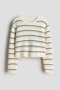H&M Pointelle-knit Cotton Jumper