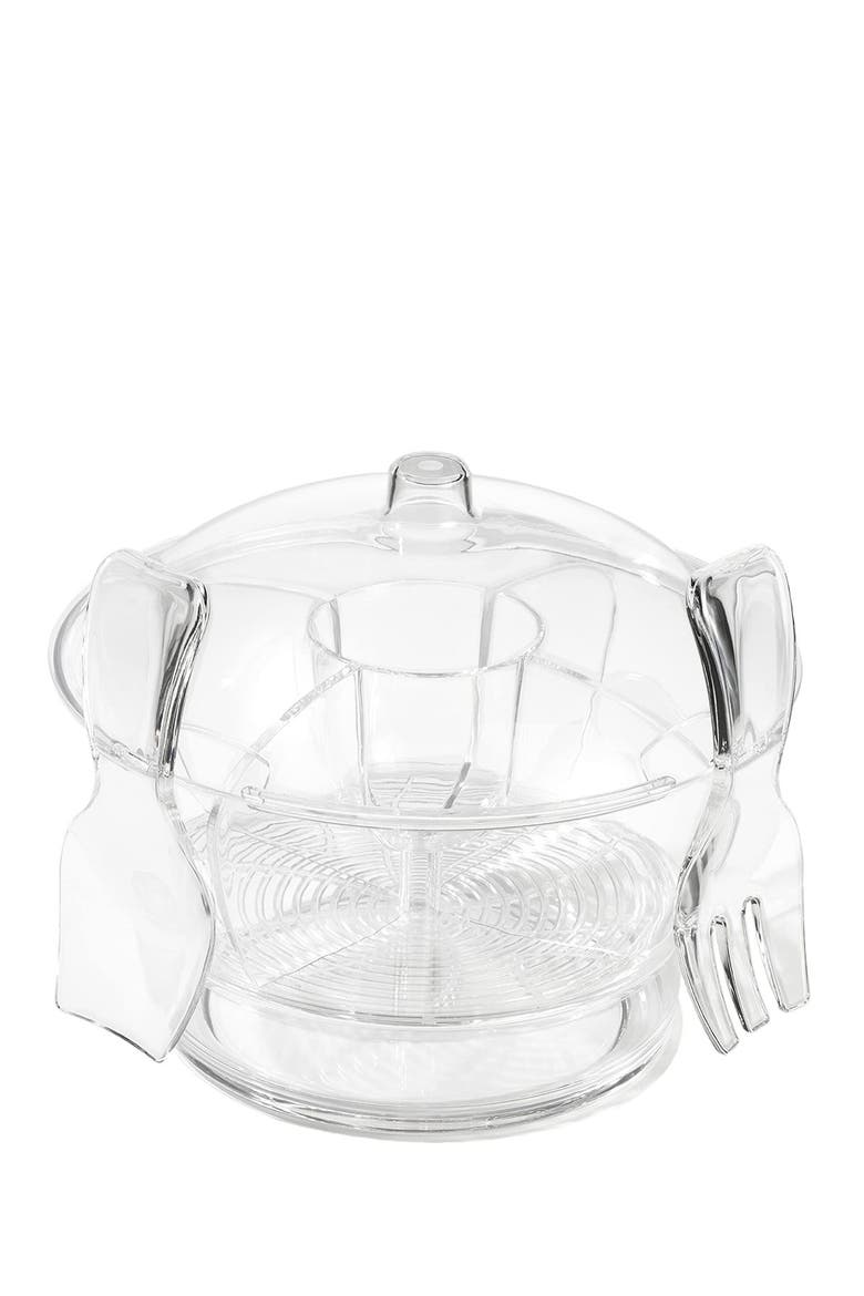 Cold Ice Acrylic Bowl, 6.5 qt., Main, color, CLEAR