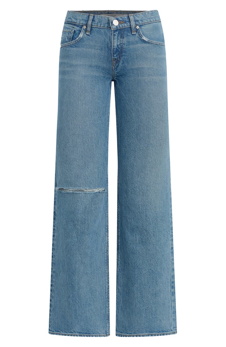 Hudson Jeans Kelli Ripped Low Rise Loose Straight Leg Jeans, Alternate, color, Synergy