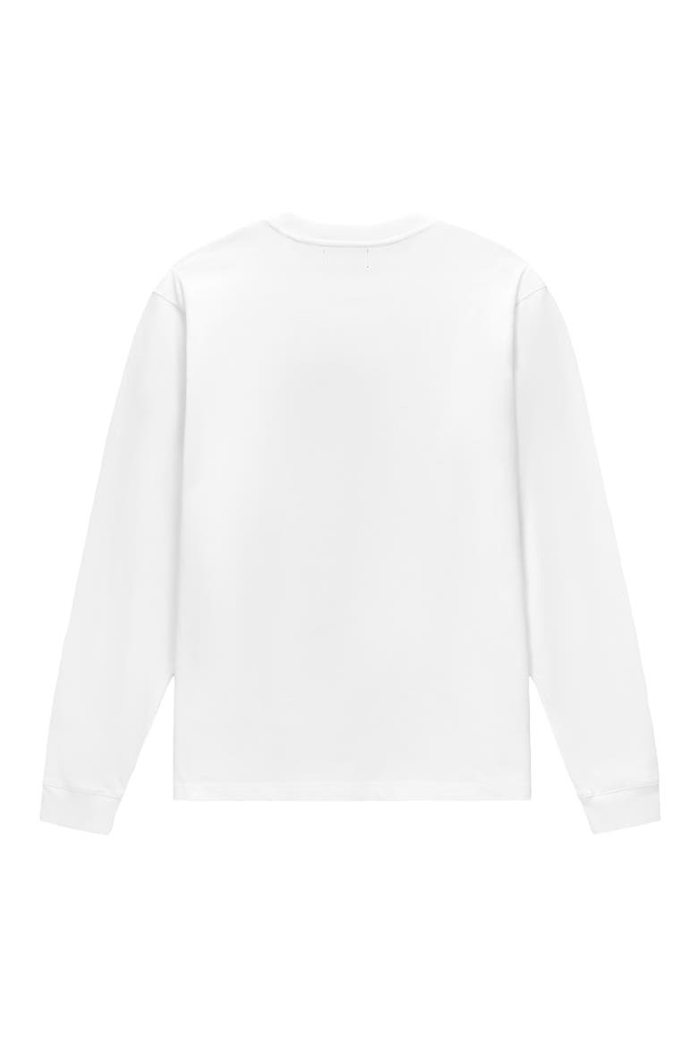 Lawrence Glitch Logo Long Sleeve T-Shirt, Alternate, color, WHITE GLITCH LOGO