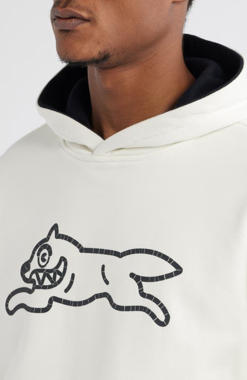 Icecream Oasis Running Dog Logo Reversible Graphic Hoodie