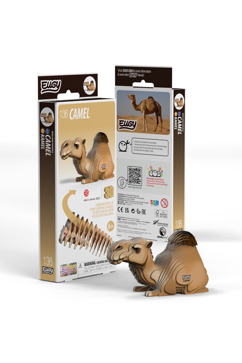 Camel 3D Puzzle - contains 40 puzzle pieces, Main, color, None
