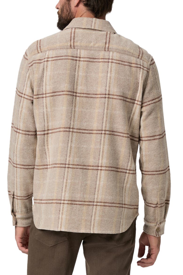 Seymore Brushed Cotton Overshirt, Alternate, color, RUSTIC PLAID