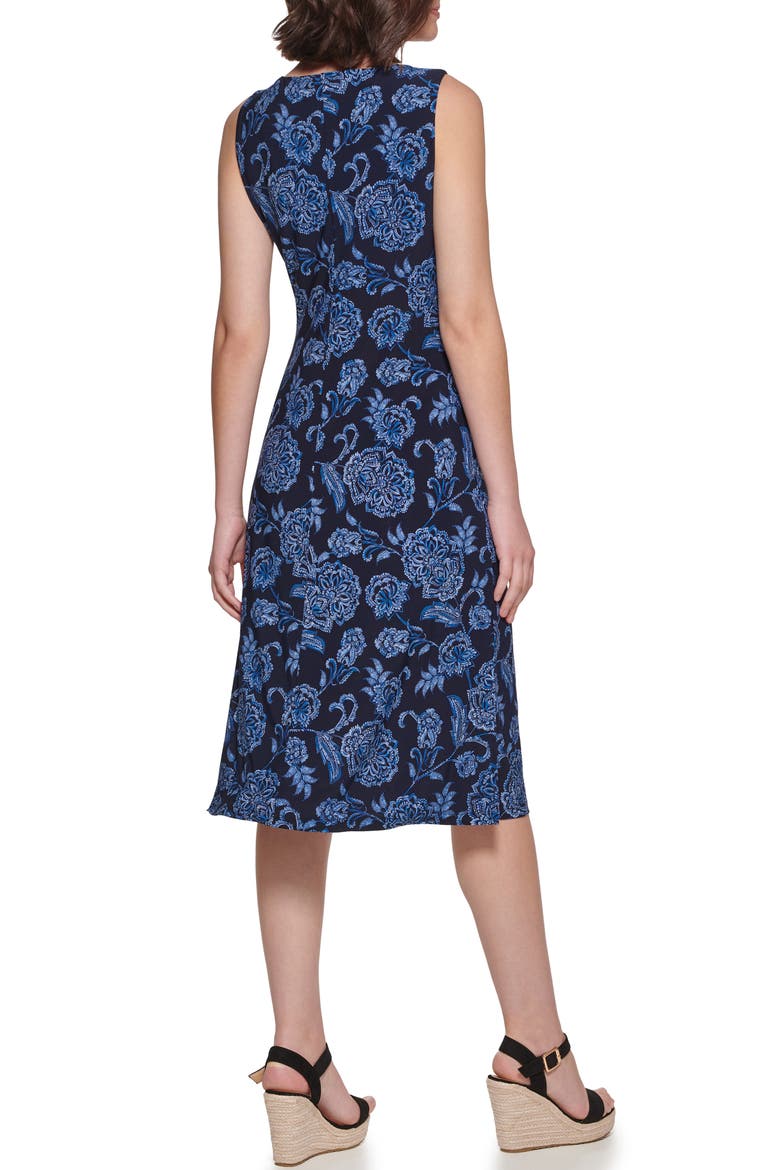 Zeghora Floral Sleeveless Dress, Alternate, color, SKY CAP/BL