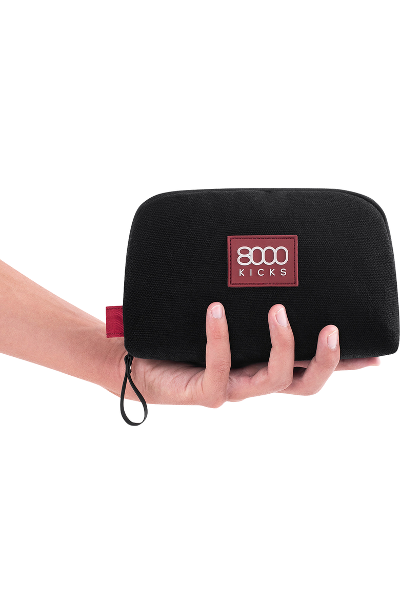 8000Kicks Accessory & Tech Pouch, Alternate, color, Black Hemp