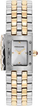 FERRAGAMO Secret Bracelet Watch, 18.5mm x 30mm