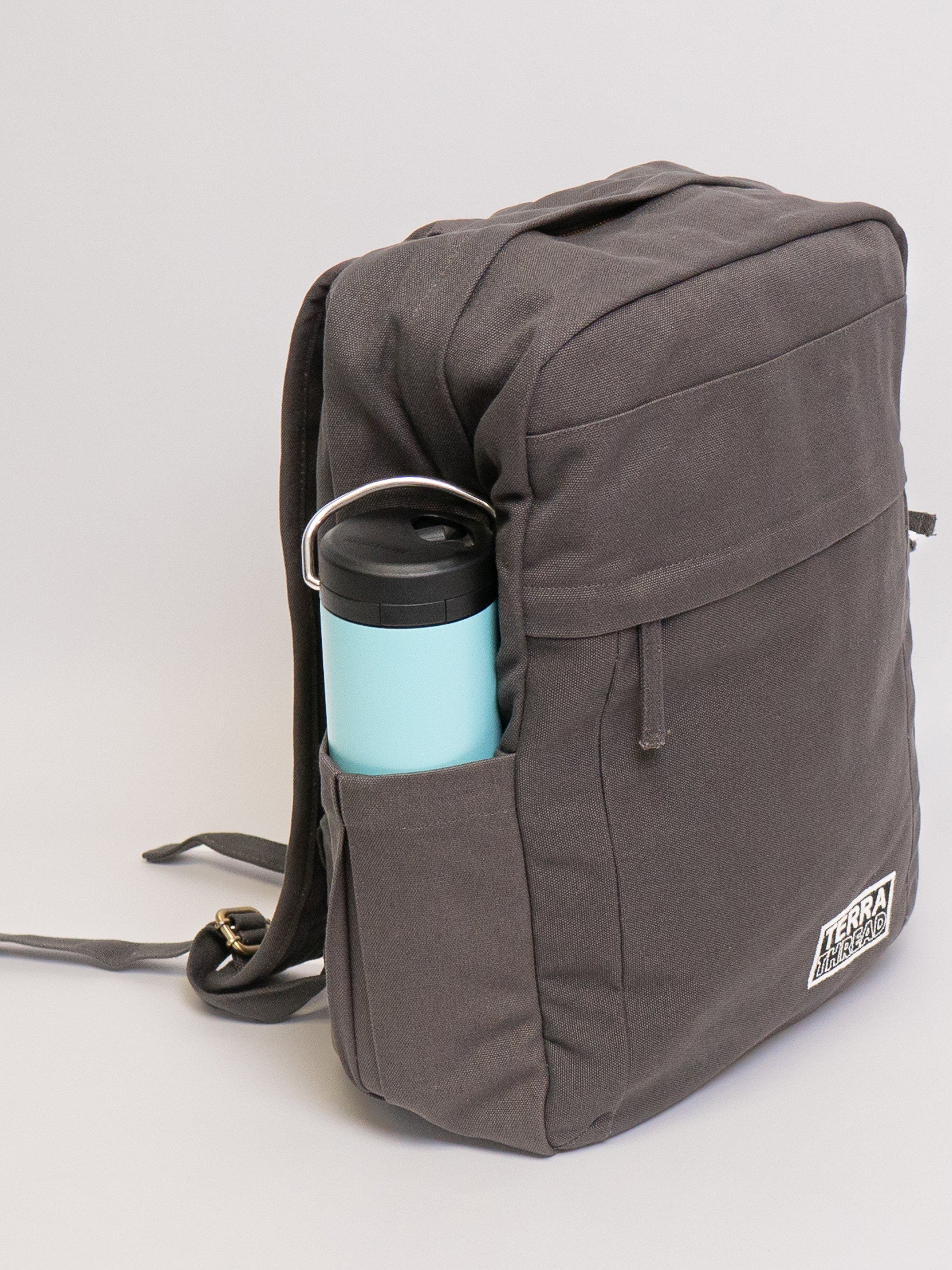 Terra Thread Organic Cotton Backpack, Alternate, color, Charcoal Grey