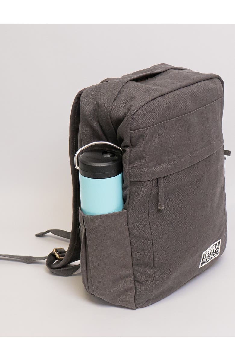 Terra Thread Organic Cotton Backpack, Alternate, color, Charcoal Grey
