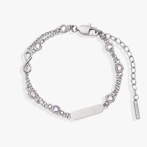 Infinity Chain Double Strand Bracelet