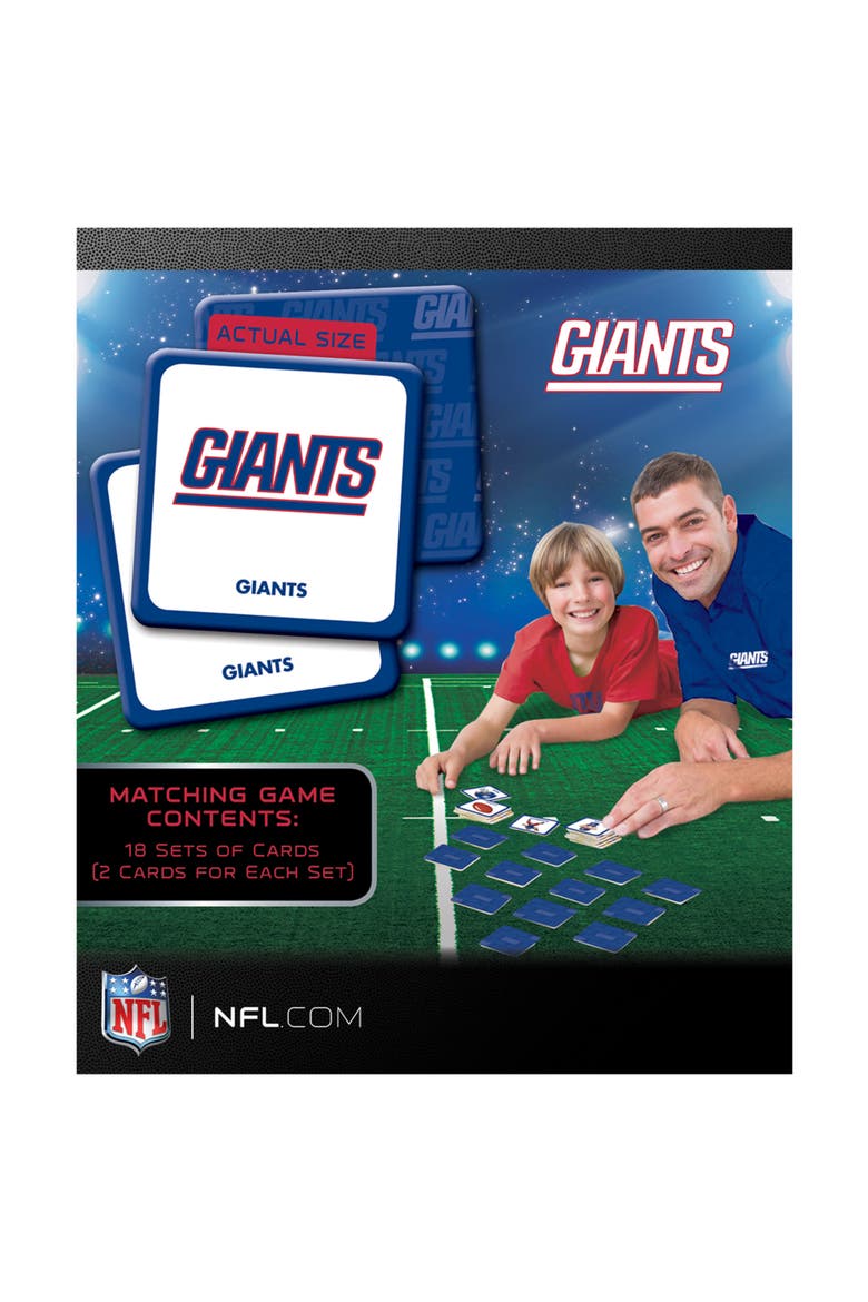 New York Giants Matching Game, Alternate, color, Multicolor