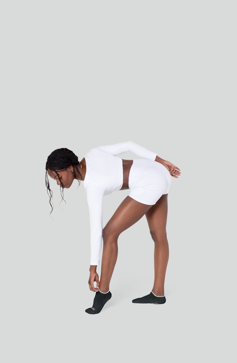 Bala The Low Sock, Alternate, color, Charcoal