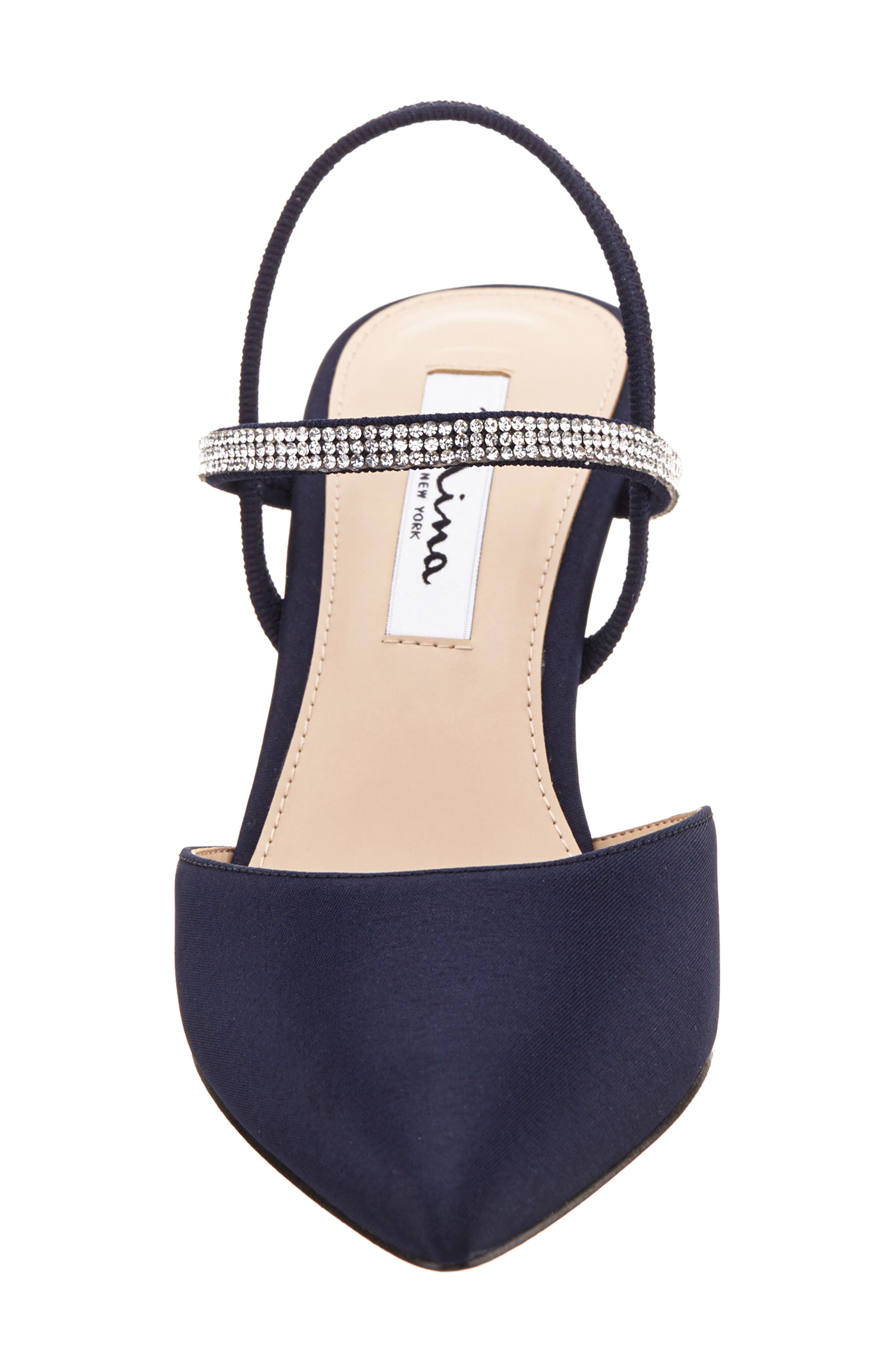 Nina Billie Slingback Pointed Toe Pump, Alternate, color, 