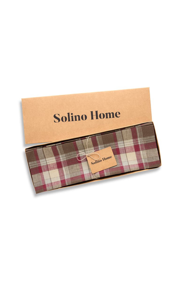 Solino Home Linen Placemats - Rustic Plaid, 14" x 19", Alternate, color, Rustic Multicolor