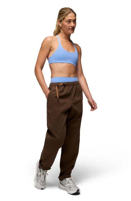 Prana Luxara Racerback Sports Bra In Blue